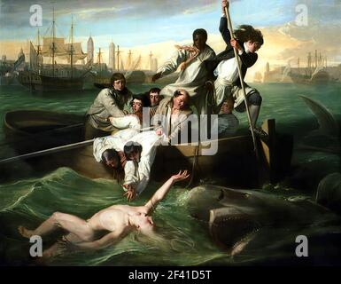 John Singleton Copley - Watson Shark 1782 Foto Stock