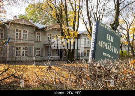 Casa di A.H Tammsaare a Tallinn Foto Stock