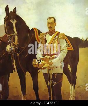Valentin Serov - Ritratto Granduca Pavel Alexandrovich 1897 Foto Stock
