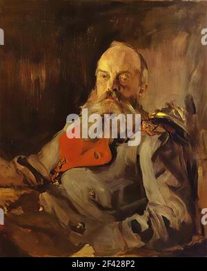 Valentin Serov - Ritratto Granduca Mikhail Nikolayevich 1900 Foto Stock