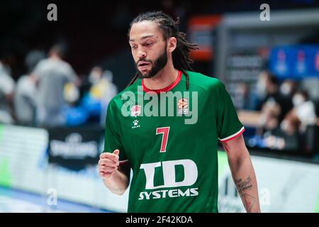 SINT PETERSBURG, RUSSIA - MARZO 18: Pierria Henry di Baskonia durante la partita della Turca Airlines Eurolega tra Zenit San Pietroburgo e TD Systems Foto Stock