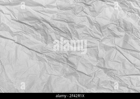 Trama della carta sgualcita. Sfondo di carta astratta Foto Stock