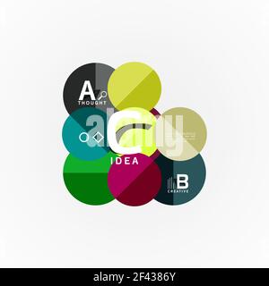 Modello banner infografico cartaceo con opzioni b c, elementi infografici. Modello banner infografico cartaceo con opzioni b c, elementi infografici. Illustrazione vettoriale Illustrazione Vettoriale