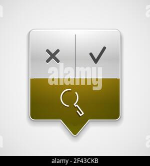 Pulsante Web di ingrandimento della ricerca, icona di ingrandimento. Moderna lente d'ingrandimento, design di siti Web o app mobile. Pulsante Web di ingrandimento della ricerca, icona di ingrandimento. Moderna lente d'ingrandimento, design di siti Web o app mobile. Illustrazione vettoriale Illustrazione Vettoriale