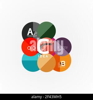 Banner infografici astratti con opzioni geometriche, un processo di b c step. Banner infografici astratti con opzioni geometriche, un processo di b c step. Illustrazione vettoriale Illustrazione Vettoriale