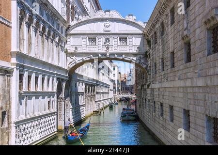 Geografia / viaggio, Italia, Veneto, Venezia, San Marco, Ponte dei Sospiri, Ponte dei Sospiri, Prigioni, R, diritti aggiuntivi-clearance-Info-non-disponibile Foto Stock