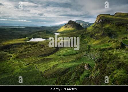 Geografia / viaggio, Scozia, Quaraing, l'isola di Skye, estate, diritti aggiuntivi-clearance-Info-non-disponibile Foto Stock