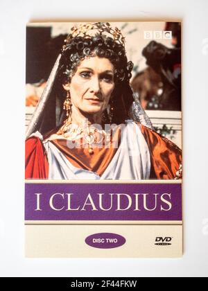 DVD della serie TV 1976 della BBC i Claudius, basato sui romanzi di Robert Graves; Sian Phillips nella foto Foto Stock