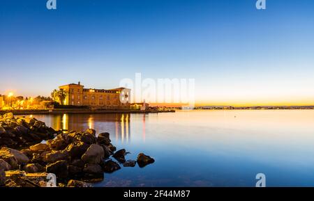 Pointe courte distretto a Sète, in Herault, in Occitanie, Francia Foto Stock