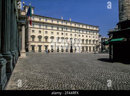 Italia Lazio Roma Palazzo Chigi - sede dell'italiano governo Foto Stock