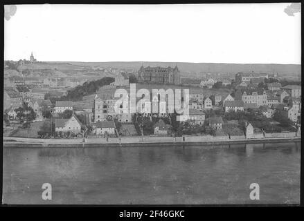 Meissen. Cölln sull'Elba Foto Stock