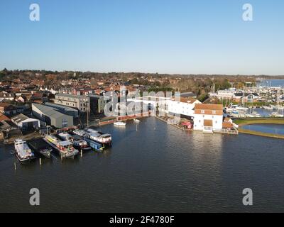 Funivia Woodbridge Suffolk UK Waterfront Foto Stock