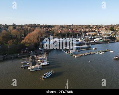 Funivia Woodbridge Suffolk UK Waterfront Foto Stock