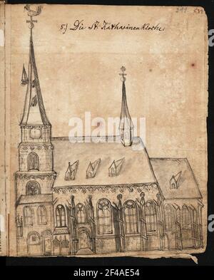 Die San Katharinenkirche Foto Stock
