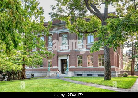 Sala Robinson di Harvard Yard Foto Stock