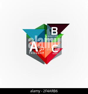 Layout infografico del diagramma delle fasi dell'opzione carta. Layout infografico del diagramma delle fasi dell'opzione carta. Illustrazione artistica vettoriale per presentazioni aziendali, banner Web o poster Illustrazione Vettoriale