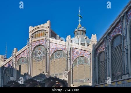 Foto del mercato centrale di Valencia in Spagna Foto Stock