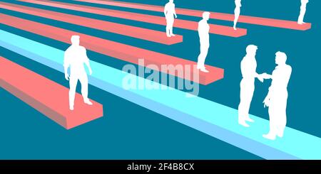 Punto di vendita unico o USP Idea come un concetto Foto Stock