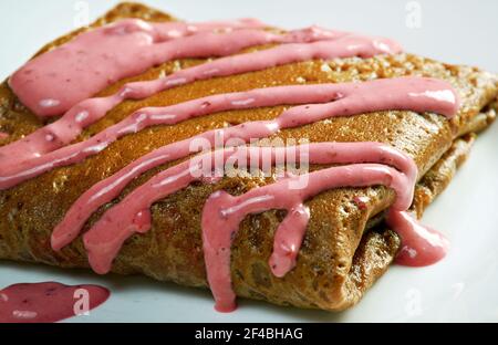 Enchiladas Potosinas Mexicanas, San Luis Potosí ha uno stile unico di enchiladas Foto Stock