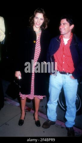 Hollywood, California, USA 16 maggio 1996 attrice Tahnee Welch partecipa alla prima "i Shot Andy Warhol" della Samuel Goldwyn Company il 16 maggio 1996 al Cinerama Dome di Hollywood, California, USA. Foto di Barry King/Alamy Stock foto Foto Stock