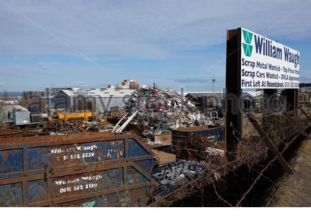 Scrapyard, Edimburgo, Scozia Foto Stock