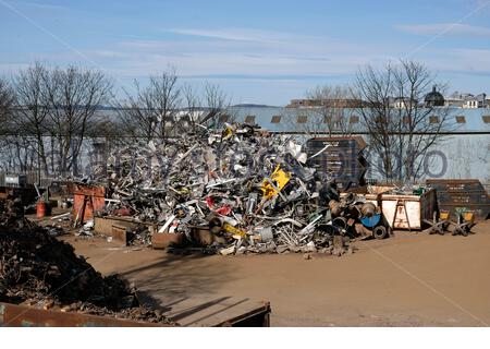 Scrapyard, Edimburgo, Scozia Foto Stock