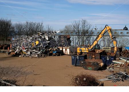 Scrapyard, Edimburgo, Scozia Foto Stock