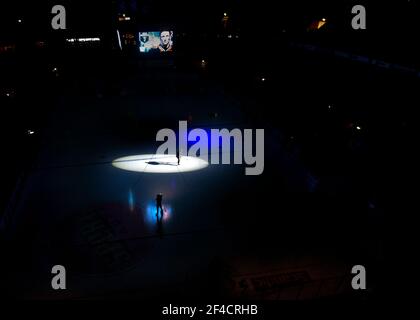 Magnus 'Mange' Johansson nel club di hockey di Linköping, Linköping HC, LHC. Foto Stock