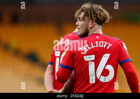 Norwich, Norfolk, Regno Unito. 20 marzo 2021; Carrow Road, Norwich, Norfolk, Inghilterra, Campionato di calcio inglese della Lega di calcio, Norwich contro Blackburn Rovers; Harvey Elliott di Blackburn Rovers Credit: Action Plus Sports Images/Alamy Live News Foto Stock