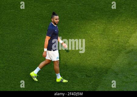 Nizza, Francia. 20 Marzo 2021. Dimitri Payet durante la partita Nizza vs Marsiglia alla Ligue 1 Uber mangia il 20 marzo 2021 a Nizza, Francia. (Foto di Lionel Urman/Sipa USA) Credit: Sipa USA/Alamy Live News Foto Stock