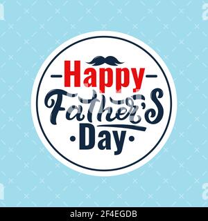 Buon giorno dei padri. Citazione calligraphy del giorno dei padri, frase scritta disegnata a mano. Set di illustrazioni vettoriali per lettere del giorno dei padri. Congratulatio Illustrazione Vettoriale