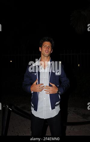 MIAMI BEACH, FL - 26 MARZO 2008 :il tennista professionista Novak Djokovic arriva alla festa dei giocatori Sony Ericsson al nightclub Opium 26 Marzo 2008 a Miami Beach, Florida persone: Novak Djokovic Credit: Storms Media Group/Alamy Live News Foto Stock