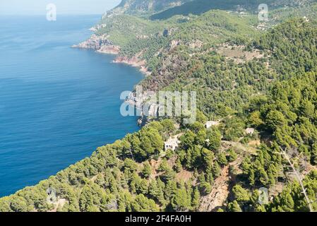 Maiorca 2018: la vista dal Mirador de Ricardo Roca Foto Stock