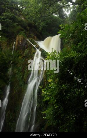 Rhaeadr Ceunant Mawr. Foto Stock