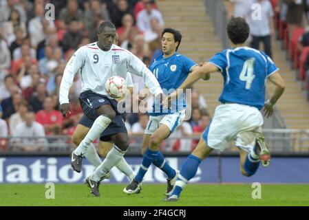 CAMPI EUROPEI INGHILTERRA V ISRAELE A WEMBLEY 8/9/2007 FOTO DAVID ASHDOWN Foto Stock