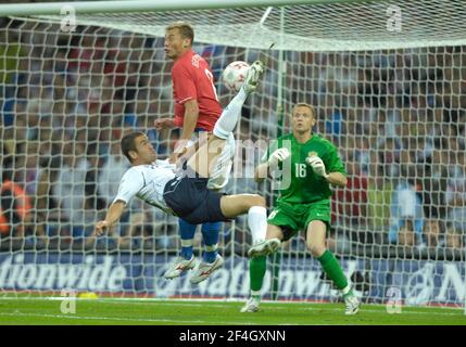 EURO CHAMPS ENGLAND V RUSSIA A WEMBLEY 12/9/2007. IMMAGINE DAVID ASHDOWN Foto Stock