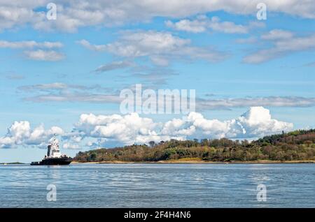 Torg Boat Hopetoun near South Queensferry - Firth of Forth, East Central Scotland, United Kingdom - 12 gennaio 2012 Foto Stock