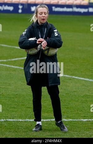 Barnet, Regno Unito. 21 Mar 2021. EDGWARE, INGHILTERRA - MARZO 21: Emily Davies di Bristol City durante fa Women's Spur League betweenTottenham Hotspur e Bristol City all'Hive Stadium, Edgware, UK il 21 Marzo 2021 Credit: Action Foto Sport/Alamy Live News Foto Stock