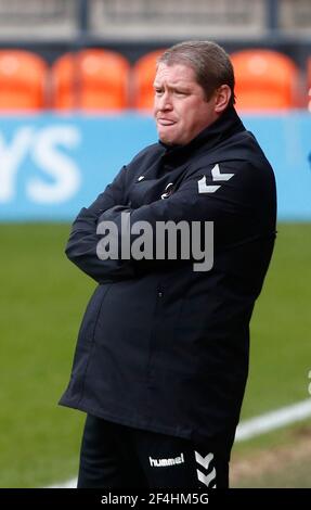 Barnet, Regno Unito. 21 Mar 2021. EDGWARE, INGHILTERRA - MARZO 21: Capo Coach Matt Beard durante fa Women's Spur League betweenTottenham Hotspur e Bristol City all'Hive Stadium, Edgware, Regno Unito il 21 Marzo 2021 Credit: Action Foto Sport/Alamy Live News Foto Stock