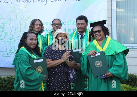 Grandaunts al 39° Graduation di DWU Foto Stock