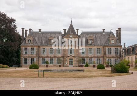 Castello di Curzay-sur-Vonne, Curzay-sur-Vonne, Vienne (86), Nouvelle-Aquitaine regione, Francia Foto Stock