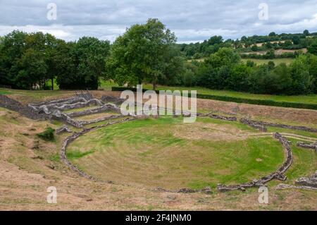 Sito gallo-romano di Sanxay, Vienne (86), Nouvelle-Aquitaine regione, Francia Foto Stock