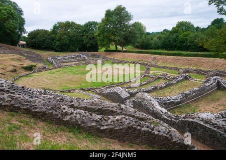 Sito gallo-romano di Sanxay, Vienne (86), Nouvelle-Aquitaine regione, Francia Foto Stock
