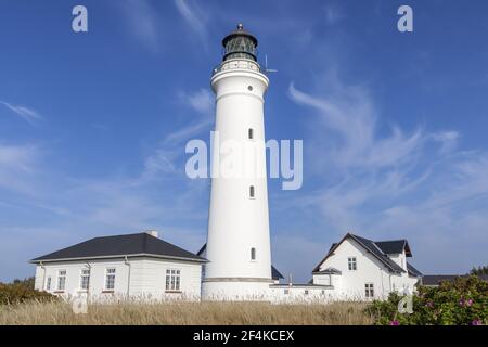 Geografia / viaggio, Danimarca, Nordjylland, Hirthals, faro e casa del custode del faro di H, diritti aggiuntivi-clearance-Info-non-disponibile Foto Stock