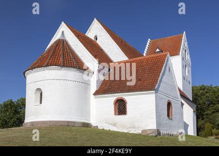 Geografia / viaggio, Danimarca, Syddanmark, isola Langeland, chiesa di Lindelse, isle Langeland, Syddanmar, Additional-Rights-Clearance-Info-Not-Available Foto Stock