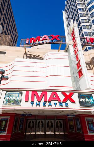 Cinema IMAX, capitale dello stato di Sacramento della California, Stati Uniti d'America. Foto Stock