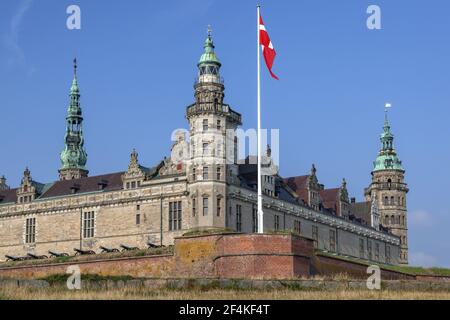 Geografia / viaggio, Danimarca, Sjaelland, Helsingor, faro nel castello di Kronborg slot a Helsingor, Additional-Rights-Clearance-Info-Not-Available Foto Stock