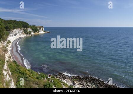 Geografia / viaggio, Danimarca, isola Zelanda, isola Zelanda, costa Stevns Klint, Hojerup, Hojerup, net cur, Additional-Rights-Clearance-Info-Not-Available Foto Stock