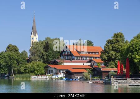 Geografia / viaggio, Germania, Baviera, Schliersee (lago), comune Schliersee (lago) a Schliersee , diritti-aggiuntivi-clearance-Info-non-disponibile Foto Stock