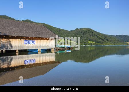 Geografia / viaggio, Germania, Baviera, Schliersee (lago), vista verso Schliersee (lago) vicino Neuhaus, , diritti-aggiuntivi-clearance-Info-non-disponibile Foto Stock